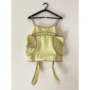 [Marni] yellow top w/ tie back